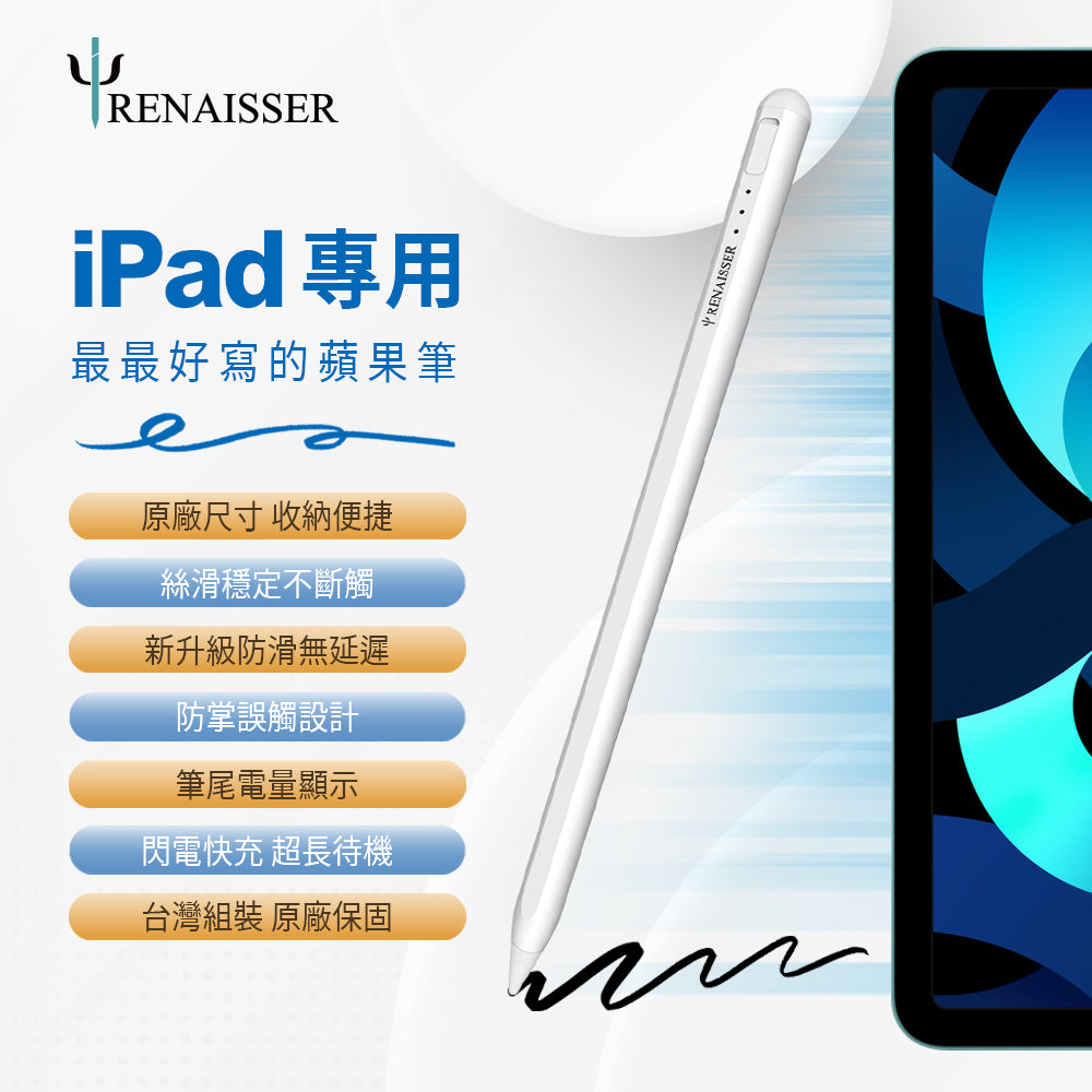瑞納瑟A3-PRO iPad觸控筆